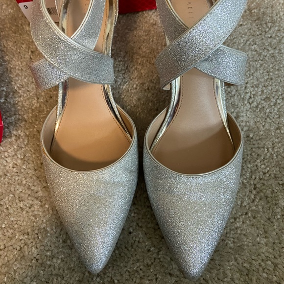 Silver Katie and Kelly Heels - Picture 3 of 4